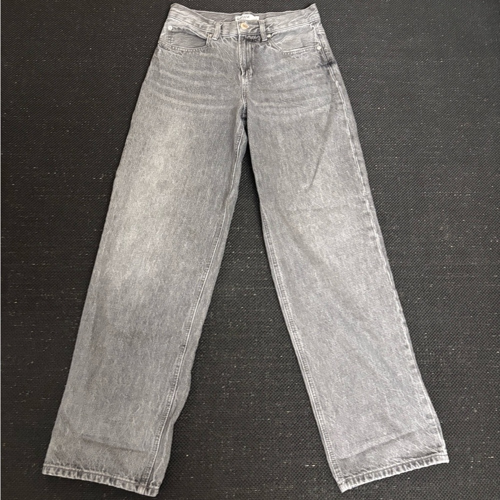 Garage Women's Light Gray Straight Leg Jeans